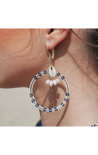 Earrings Recif White