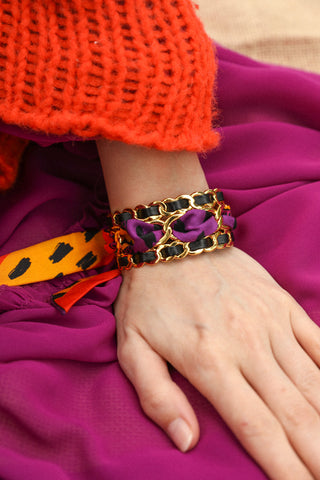 Decembre-Noir Cuff And Chapanoir Ribbon