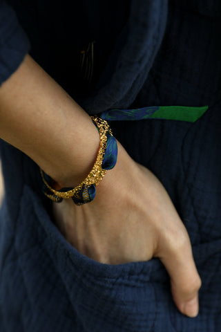 Queen Cuff And Cerf Boheme-Green Ribbon