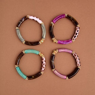 Bracelet Brown Burgundy