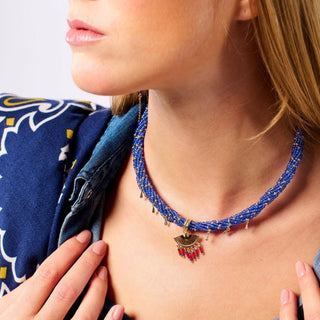 Necklace Bilkis Blue