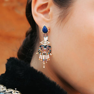 Earrings Halba Indigo