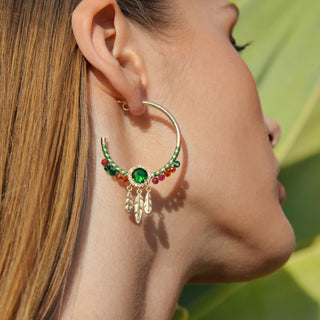 Earrings Lidiane Emeraude