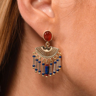 Earrings Nestie Indigo