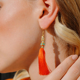 Earrings Selsa Coral
