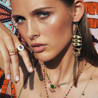 Earrings Soledad Emeraude
