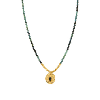 Artemis Small Blue Tourmaline Necklace