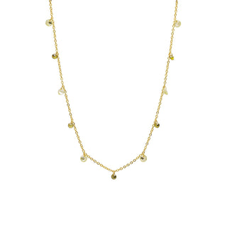 11 Peridot Drops Necklace