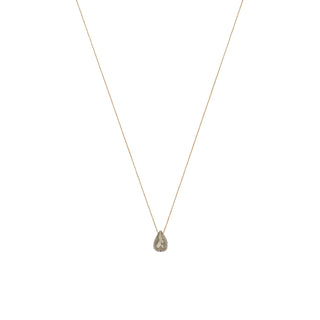 Pyrite Drop Necklace