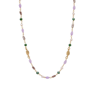 Lilac Green Farandole Necklace
