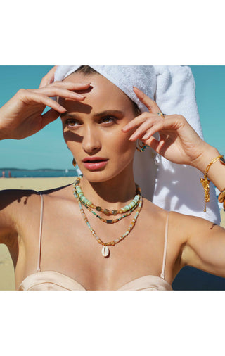 Elina Necklace Green