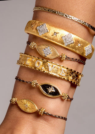 Bracelet Diwali Iris Or