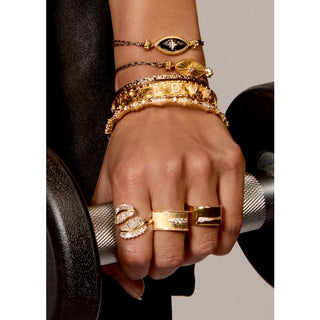 Bracelet Black Diwali Iris Or