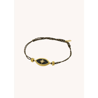 Bracelet Black Diwali Iris Or