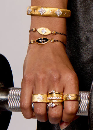 Bracelet Black Chennai Iris Or