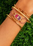 Bracelet - Pink Eye Boheme