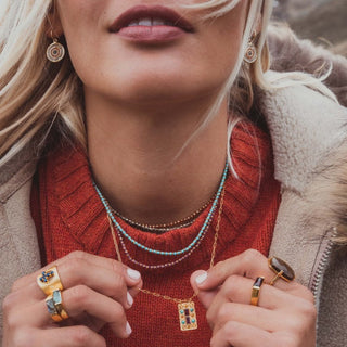 Bolivia  Amethyste Necklace