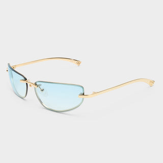 Bubbles | Gold Sky Blue Grad