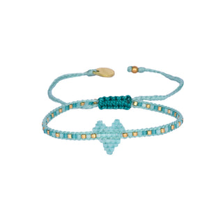 Heartsy Row Adjustable Bracelet