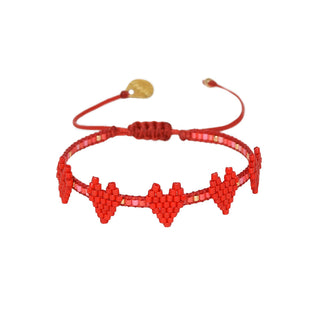 Multi Heart Row Adjustable Bracelet 11764