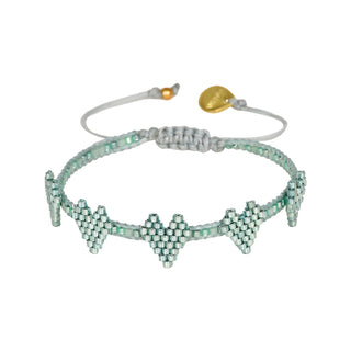 Multi Heart Row Adjustable Bracelet 12259