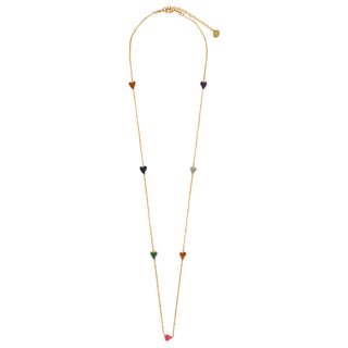 Heartsy Chain Gold Plated Pendant Necklace 11748