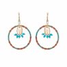 Earrings Recif Turquoise