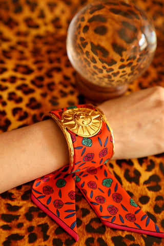 Soleil Cuff And Gypsy Tales-Orange Ribbon