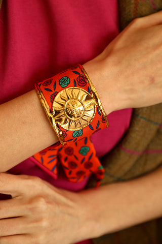 Soleil Cuff And Gypsy Tales-Orange Ribbon