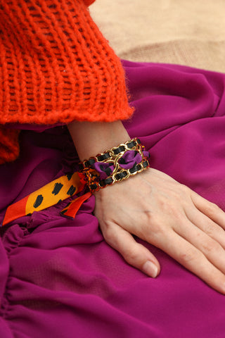 Decembre-Noir Cuff And Chapanoir Ribbon