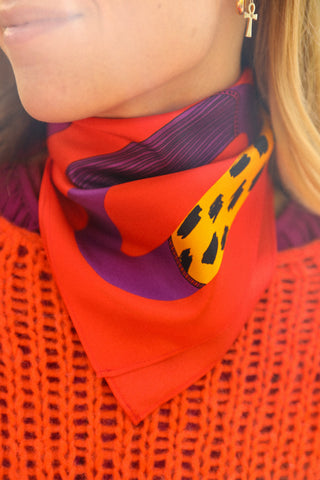 Chapanoir - Orange Scarf