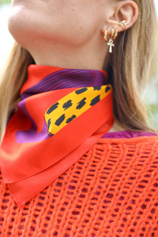 Chapanoir - Orange Scarf