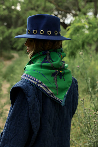 Cerf Boheme - Vert Scarf
