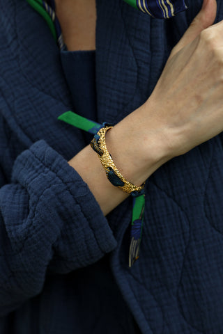Queen Cuff And Cerf Boheme-Green Ribbon