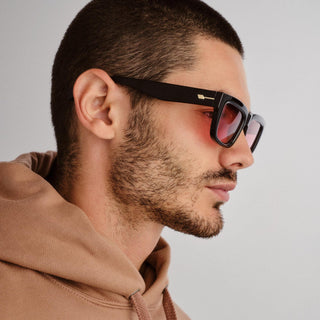 Le Castle | Black Crimson Tint