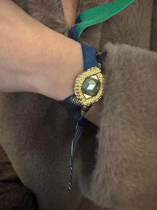 Oeil De Caiman Pyrite Cuff