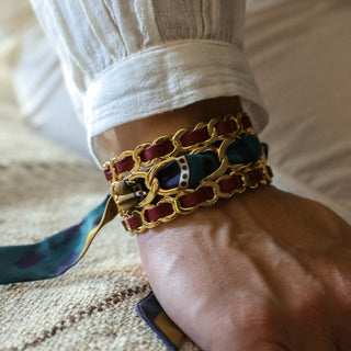 Decembre-Bordeaux Cuff