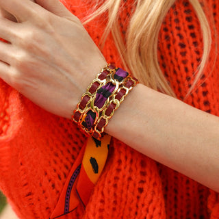 Decembre-Bordeaux Cuff