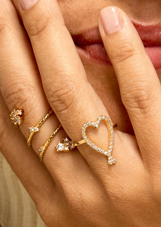 Ring - Flower Hoops