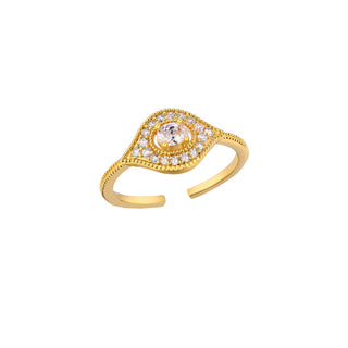 RING - WHITE MAJESTIC EYE