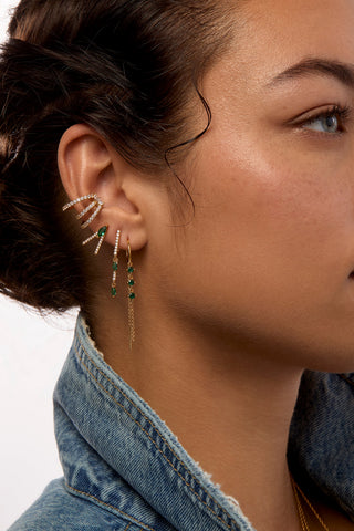 Earcuff - White Malia