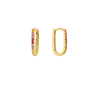 Earrings - Rainbow Shiny Jazzy
