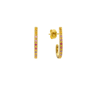 Earrings - Rainbow Long Delhi