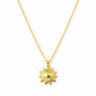 Gold Sun Sharp Pendant