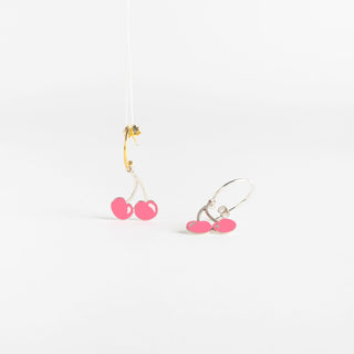 Cherry Pink Earrings