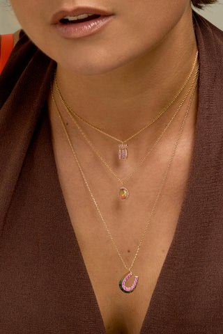 Necklace - Fuchsia Triad