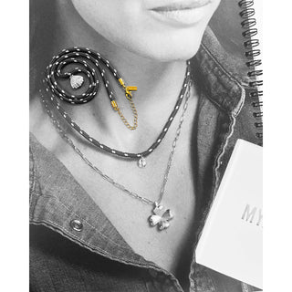 Necklace - Burgundy Pear