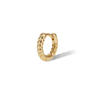 Single earring Speira 8 mm Gold Vermeil Huggie