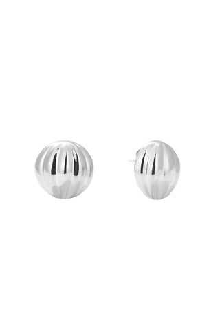 Caroline Silver Mega Studs