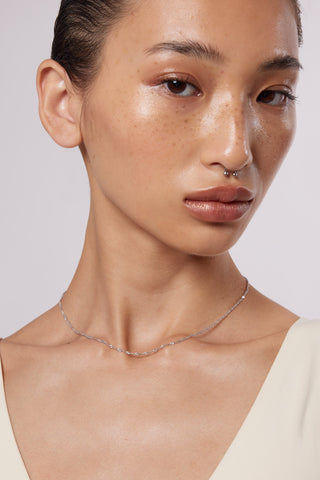 Twisted Sterling Silver Chain